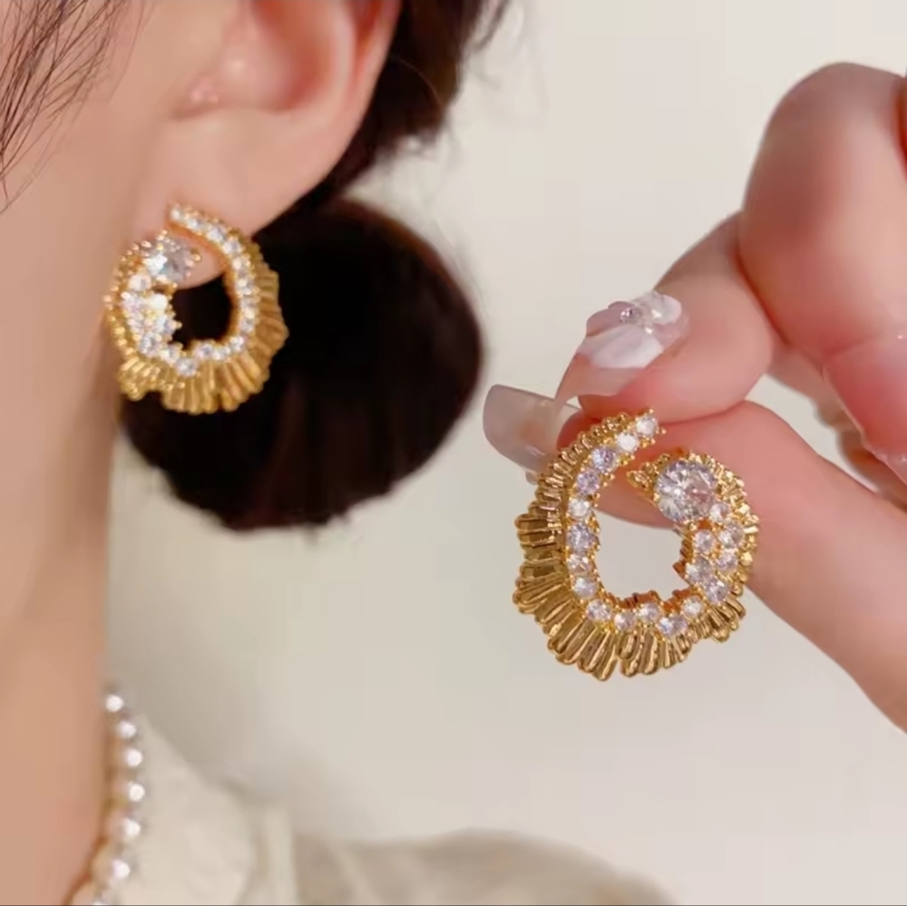 Gold and Silver Women's Earrings